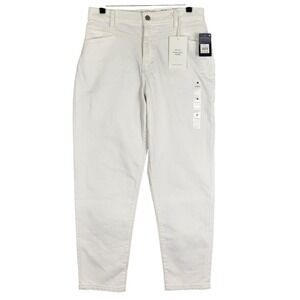 Lucky Brand Drew Mom High Rise Taper Ankle Jeans Women's Size 8/29 A White